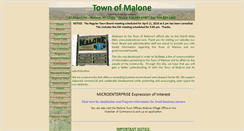 Desktop Screenshot of malonetown.com